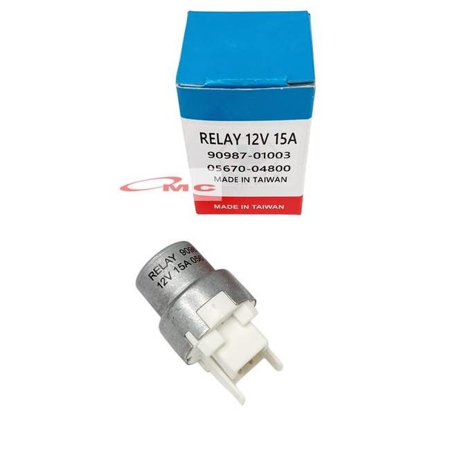 Relay 12V 15A Kaki 3 Universal Toyota Kijang Kapsul 5K Starlet Hilux Hiace Corolla Corona Camry Dyna