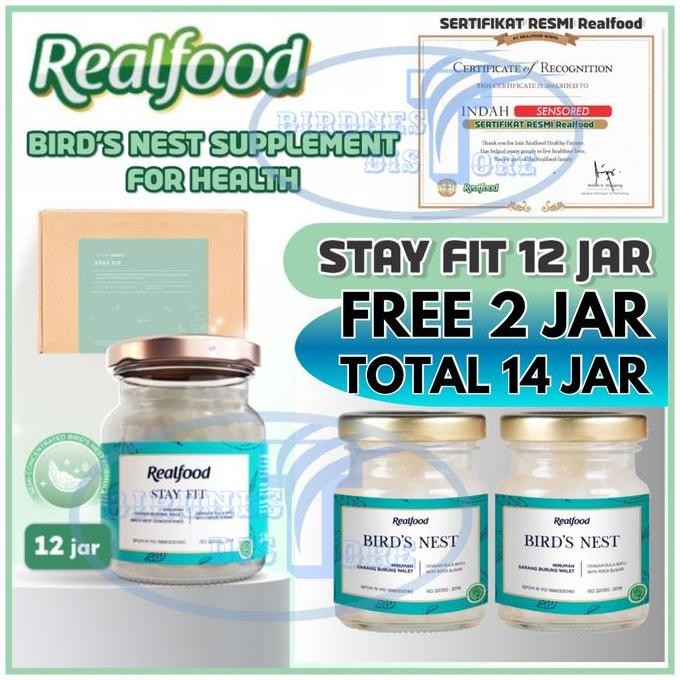 

BEBAS ONGKIR - Realfood Stay Fit 12 Jar Free Jar Original