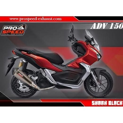 Knalpot ADV 150 Prospeed Black Shark Edition