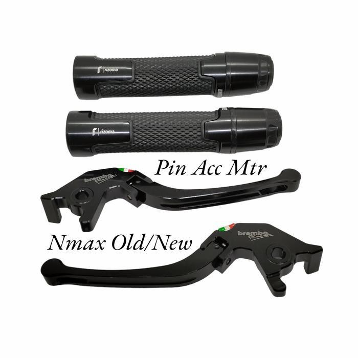 Paket Handle Rem Variasi Bremb0+Handgrip Rizoma Jalu Cnc Nmax / Pcx Original Dan Terpercaya