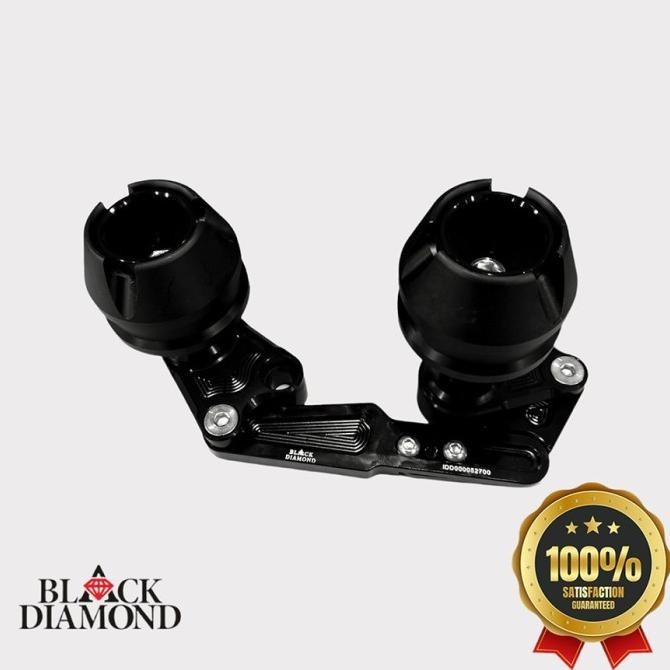 SLIDER KNALPOT JALU KNALPOT CNC BLACK DIAMOND NMAX AEROX LEXI
