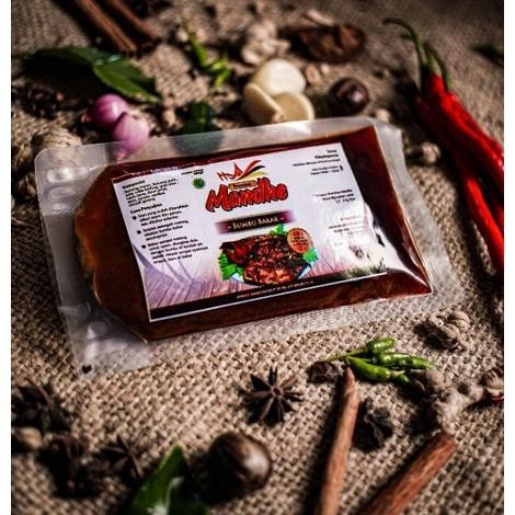 

Boemboe Mandhe Bumbu Bakar N Pedas Manis 300Gr Untuk 2Kg
