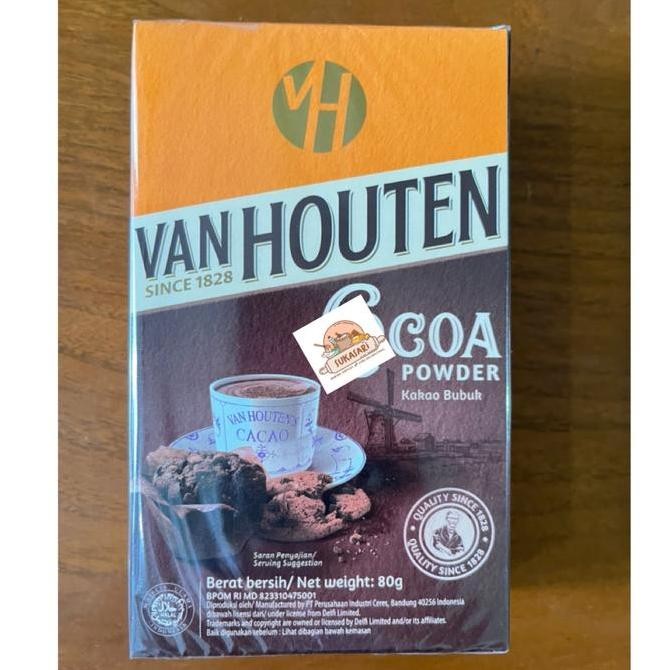 

[Ready/Spesial] Van Houten Cocoa Powder 80 Gr / Coklat Bubuk Cacao Cokelat [Terlaris&Recommended]