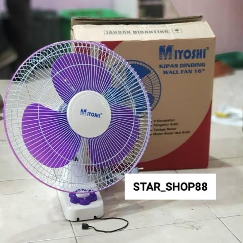 KIPAS ANGIN LLFAN MIYOSHI / KIPAS ANGIN DINDING MIYOSHI / CARLAN / MASTAP
