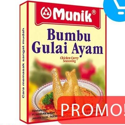 

Munik Bumbu Gulai Ayam 100G Chien Curry Seasoning