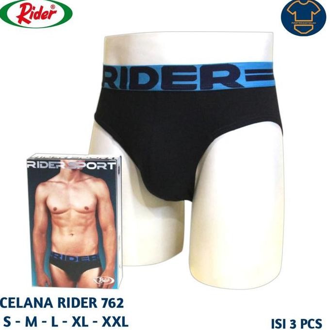 Celana Dalam Pria Rider R762B Isi 3 | Rider Sport 762 Terbaru