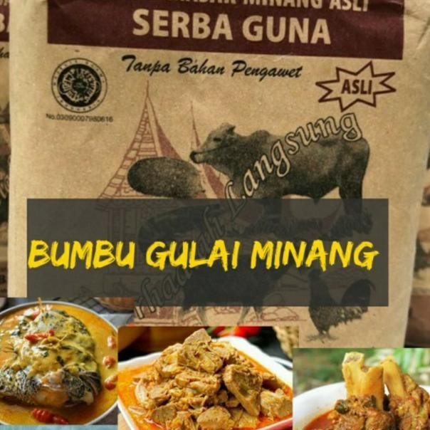 

Bumbu Masak Minang Serba Guna 1Kgbumbu Gulai Minang