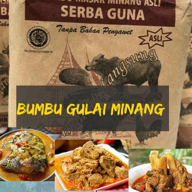 

Bumbu Masak Minang Serbaguna 1 Kg Bumbu Gulai Minang 1 Kg