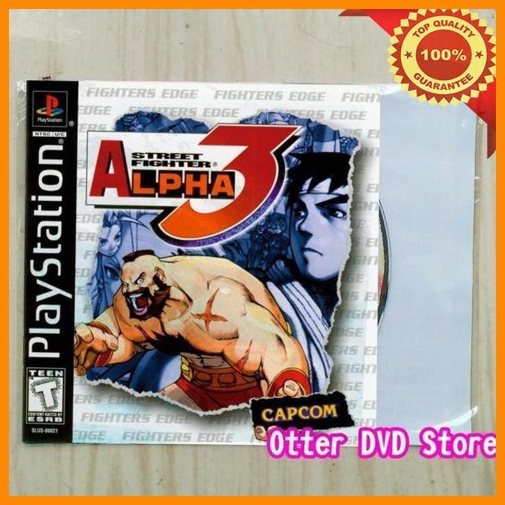 [TPS] KASET CD GAME PS1 PS 1 STREET FIGHTER ALPHA 3