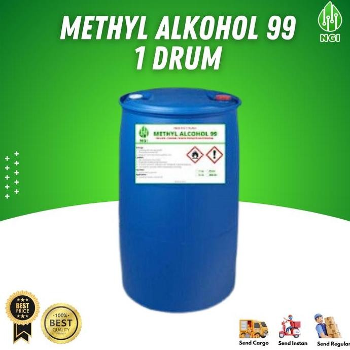 READY STOK Pelarut Parfum Laundry  / Metanol Pembersih Cairan 1 drum 200 liter