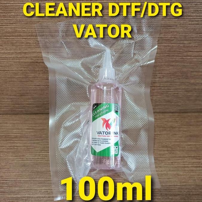 

les CLEANER PRINTER DTF DTG VATOR 100ml Premium Cleaning Solution