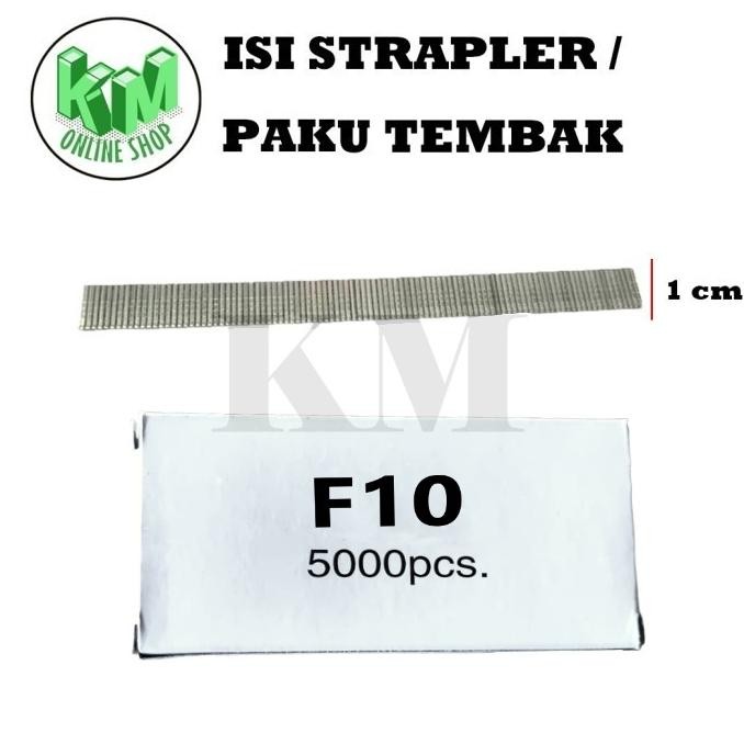 

Isi Straples Isi Strapler Tembak F 10 Paku Tembak (10mm)