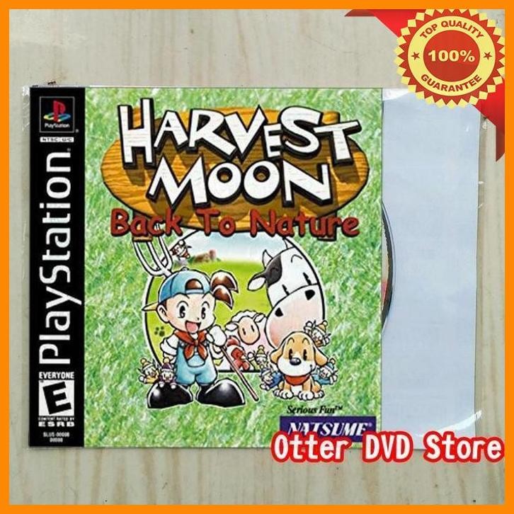 [TPS] KASET CD GAME PS1 PS 1 HARVEST MOON - BACK TO NATURE