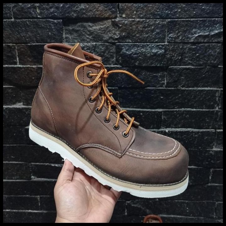 Xrider Safety Boots Moc Toe Crazy Horse Edition Original Best Seller