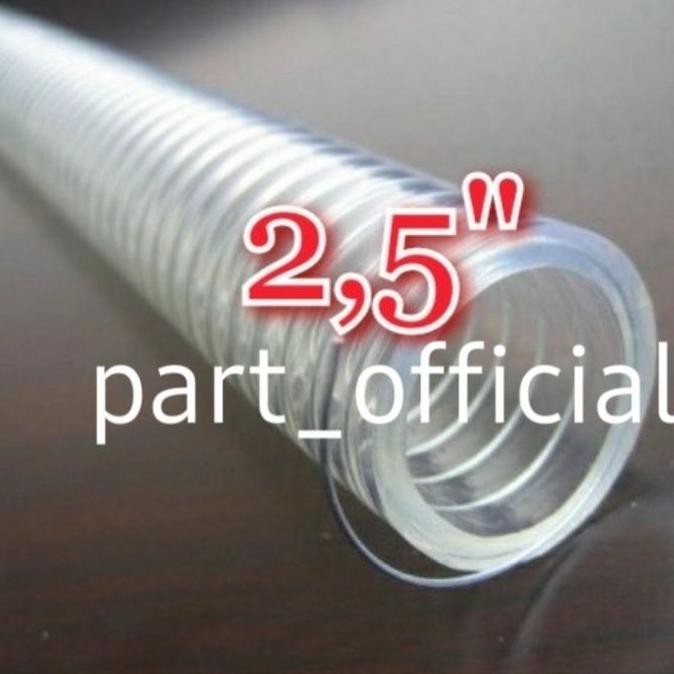 TERLARIS - Selang Kawat Spiral 2-1/2" Selang PVC 2,5" Selang Minyak 2,5"Inch