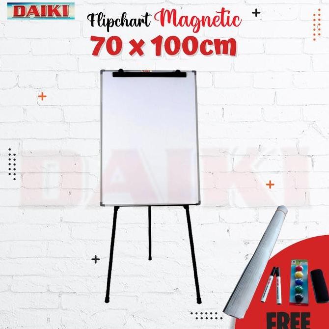 

Flipchart / Papan Seminar DAIKI Magnetic Uk 70x100 Cm Kualitas Original