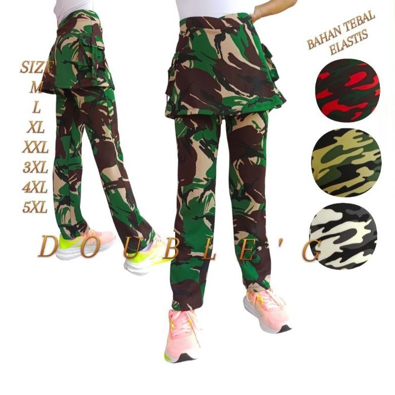 Ready Stock Celana Senam Loreng Armi Wanita/Celana Olahraga Loreng Wanita/Celana Sport Wanita Loreng