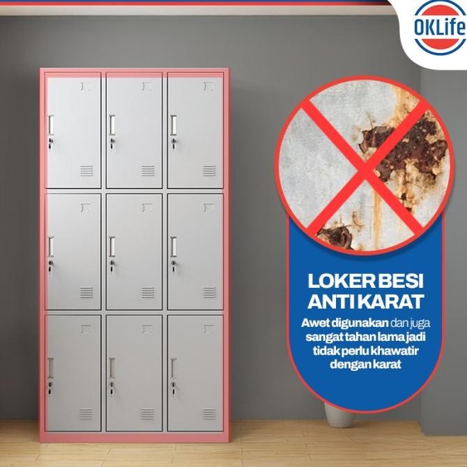 

Loker Besi Modern Loker Sekolah Kantor | Loker Serbaguna Full Besi dan Anti Karat Kualitas Original
