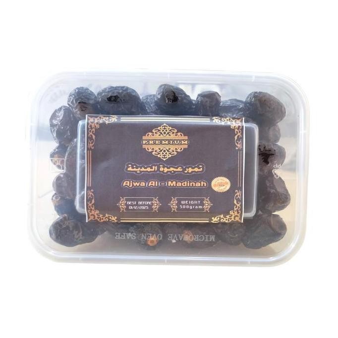 

READY Kurma Nabi / Ajwa Madinah Kemasan 500 gram