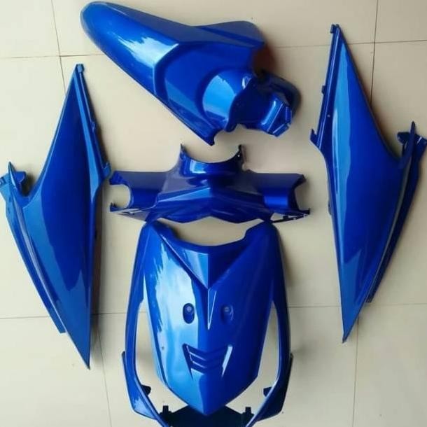 Full set cover body halus dan kasar beat karbu 2008-2012 biru Motorcycle Kualitas Original