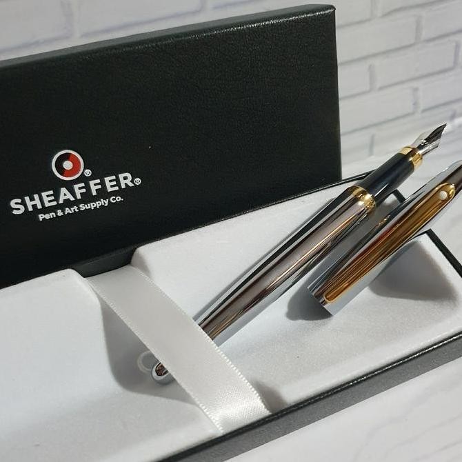 

Pulpen Sheaffer VFM SS GT Fountain Pen Original Kualitas Original