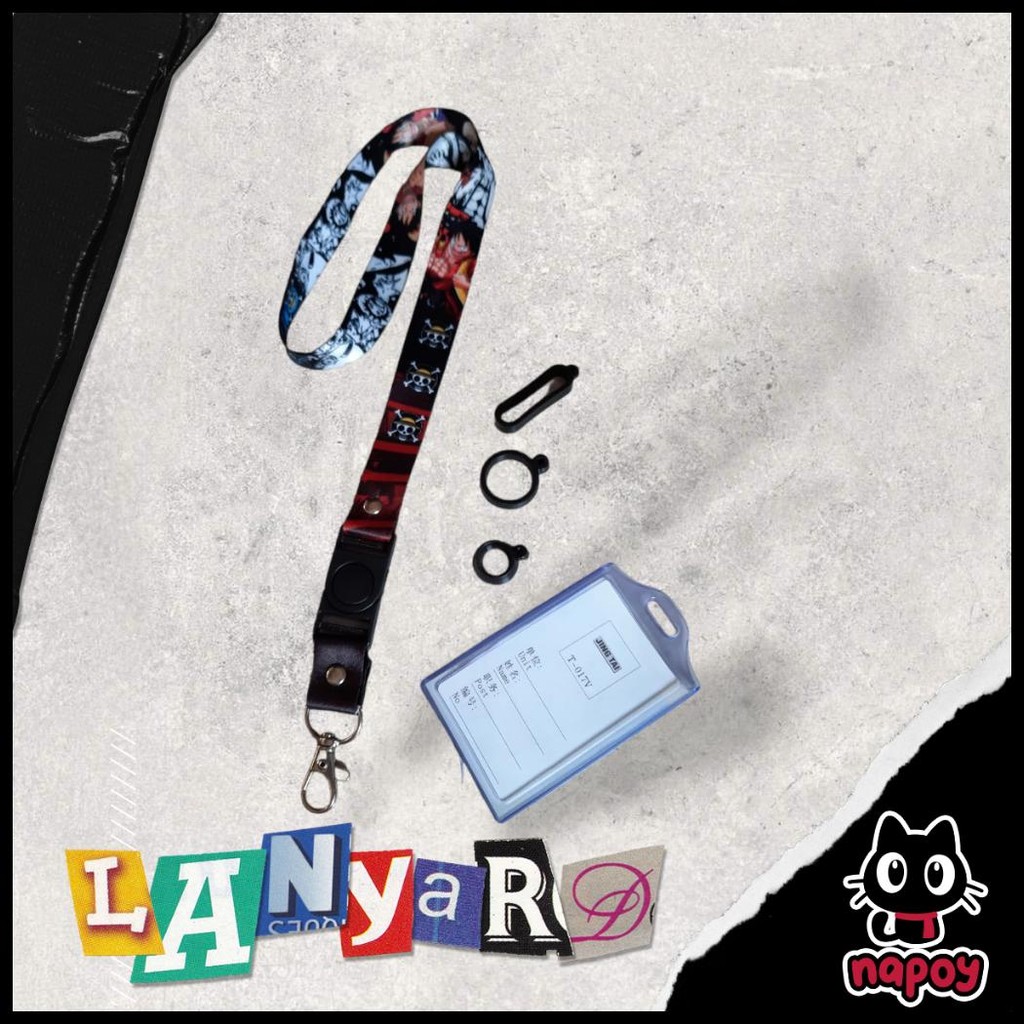 

LANYARD ID CARD POD ANIME ONE PIECE LUFFY