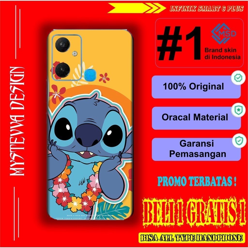 

Terlaris Presisi Infinix Smart 6 Casing/Stiker Panel Vynil Bisa Custom Dan COD