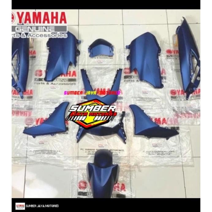 COVER BODY HALUS FULL SET NMAX NEW BIRU DOFF 2021-2023  B6H ORGINAL YGP