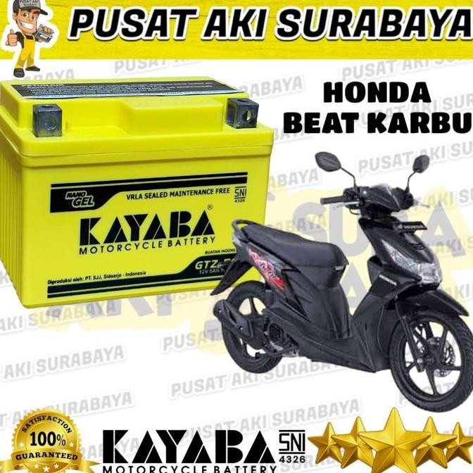 Promo ORIGINAL AKI KERING MOTOR ACCU KAYABA GTZ5S HONDA BEAT KARBU VARIO 110 COD