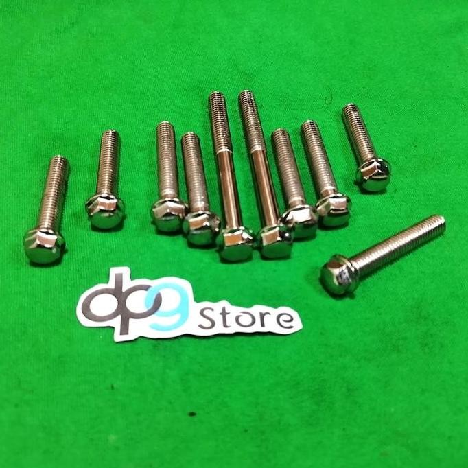 Promo BAUT BLOCK BLOK COVER CVT VARIO TECHNO 125 150 LED K8 CHROME COD