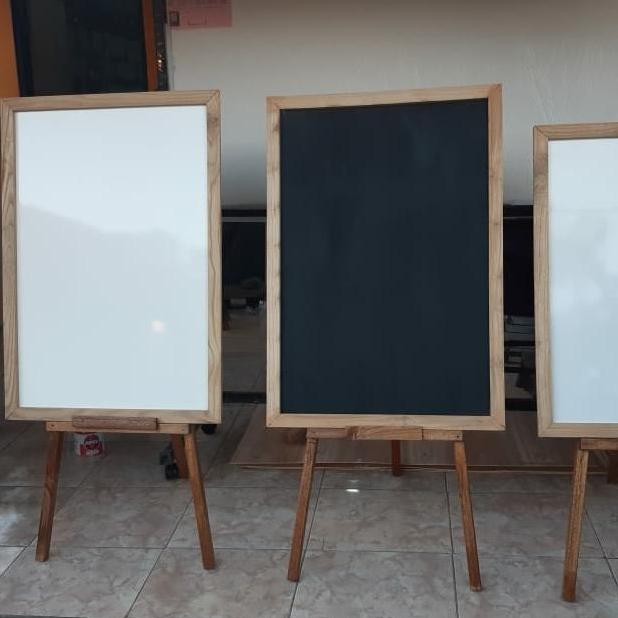 

papan menu standing white 60 x 90cm Kualitas Original