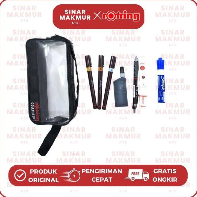 

College Set Rapido Isograph Eco Pack Rotring (Set) Kualitas Original