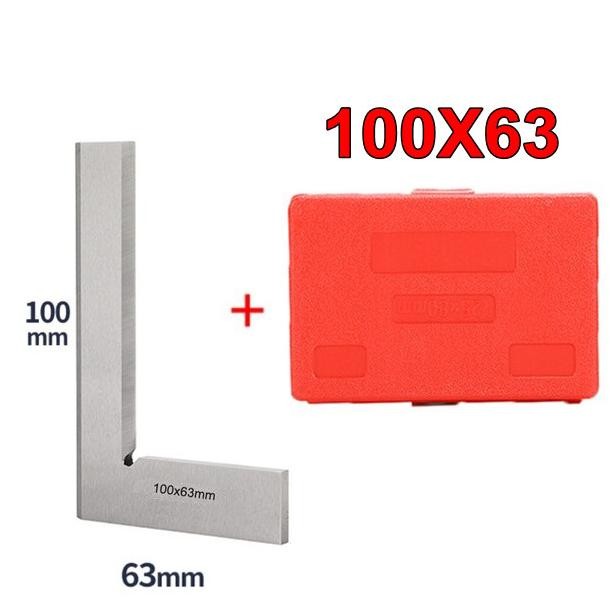 

Siku Baja 100X63 Penggaris Besi 100 X 63 mm Mistar Knife Edge Square Kualitas Original