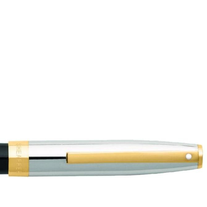 

Sheaffer Sagaris Black Barrel and Chrome Cap Rollerball Pen Kualitas Original