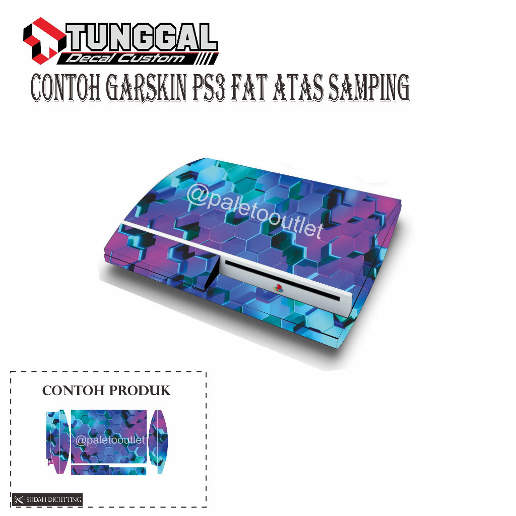 

Terlaris Presisi Ps3 Slim Fat Super Decal Fatatassamping Casing/Stiker Panel Vynil Bisa Custom Dan COD