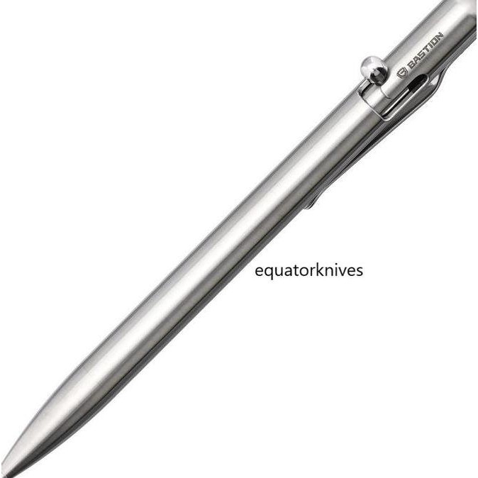 

BSTN259 Bastion Bolt Action Pen-SLIM Stainless, bolpen Kualitas Original