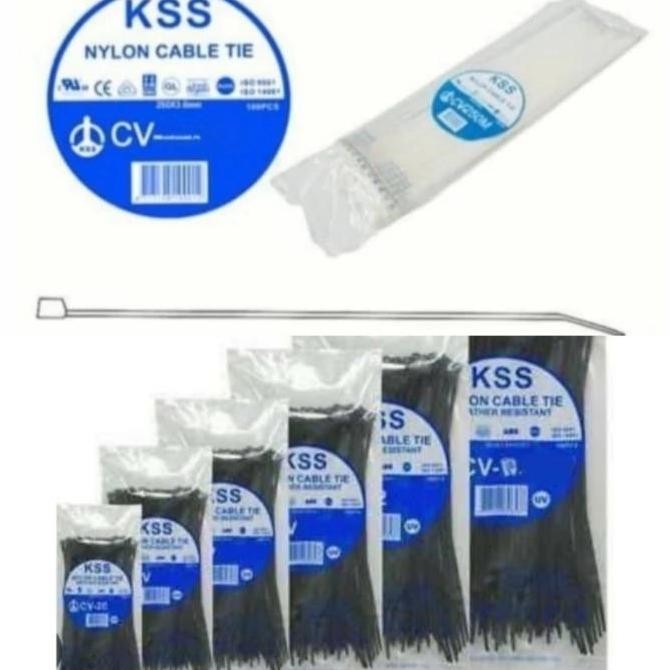 

KSS cable ties cv-100/cv-150/cv-200/cv-250/cv-300/cv-385/cv-450/cv-550 Kualitas Original
