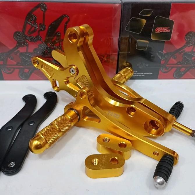 Footstep Underbone Motor Jupiter MX Old - Jupiter MX New - Mx King 150 Pnp 1Set Gold Kualitas Origin