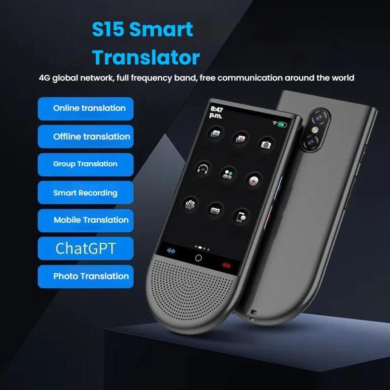 

AI Portable Intelligent Voice Translation Machine with Precise Offline Support for 148 Online Languages and Photo Translation