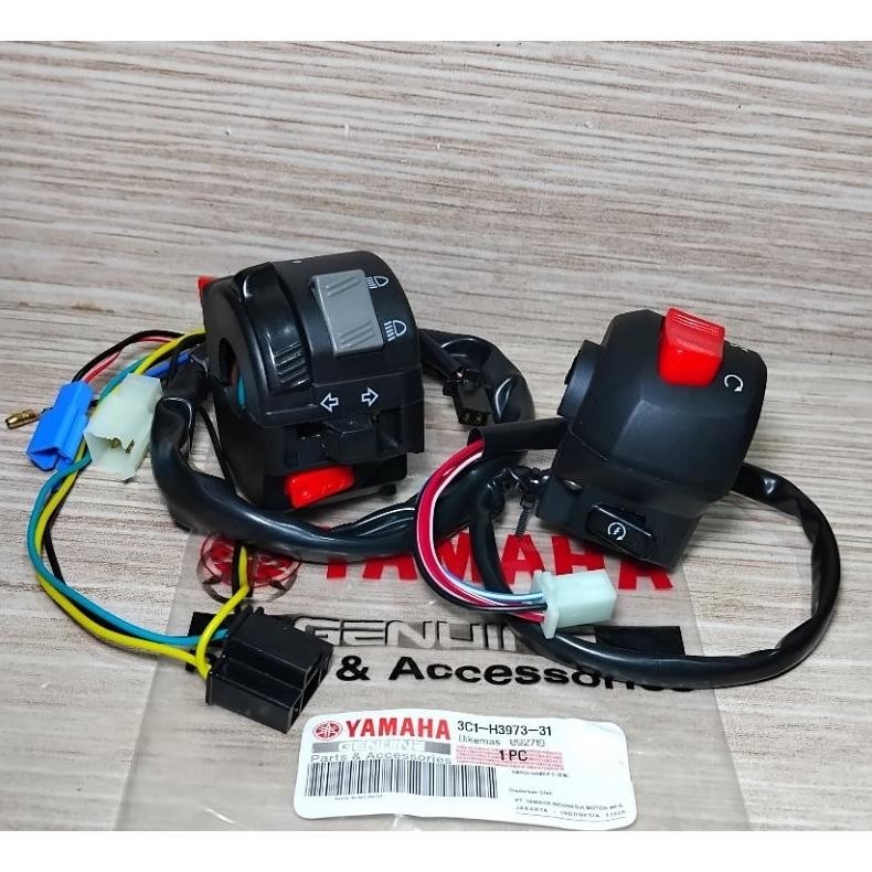 NEW!!! SAKLAR (1SET) KIRI KANAN SAKLAR LAMPU SEN/KELAKSON/STATER (sepasang) MOTOR YAMAHA VIXION LAMA