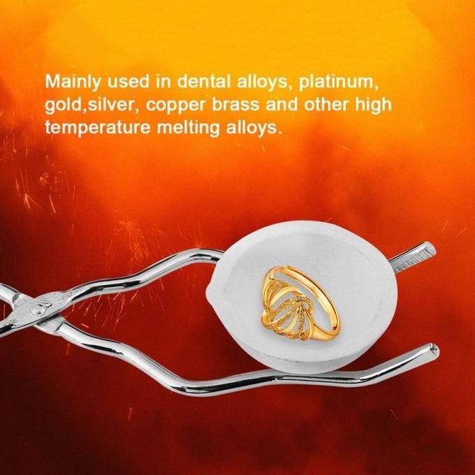 Kowi Lebur Emas Diameter 14/17/19cm Mangkok Kowi Lebur Putih Kowi Platina Untuk Peleburan Ema Diskon