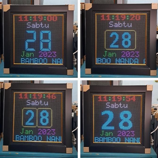 

Kalender Digital Full Color RGB, Type KD P5 21 KH. Kualitas Original