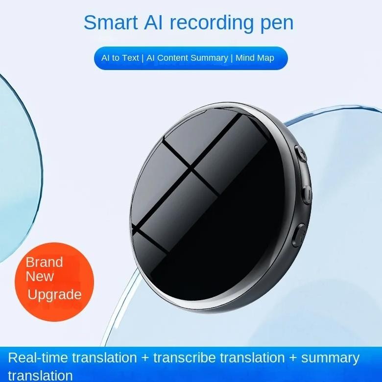 

AI Intelligent Recorder ChatGPT Transcription Translation Bluetooth Connection APP Controls 58 Language Translation Recorder