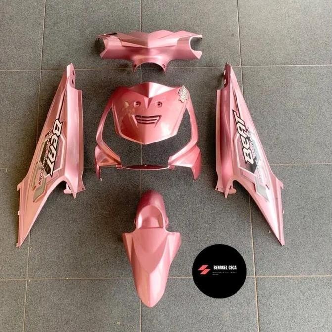 cover full body halus Honda beat karbu pink Motorcycle Kualitas Original