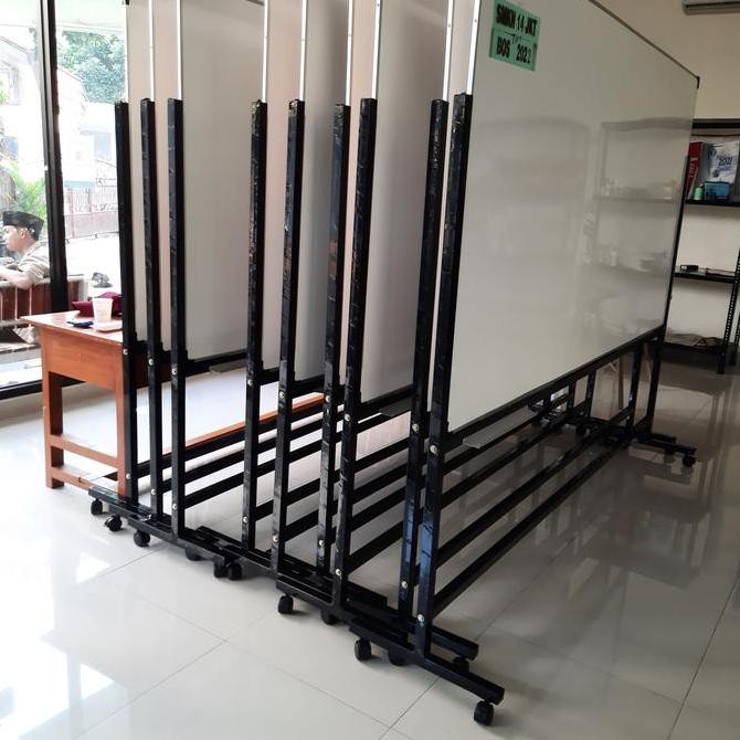 

whiteboard standing magnetik 120 x 200 cm Kualitas Original