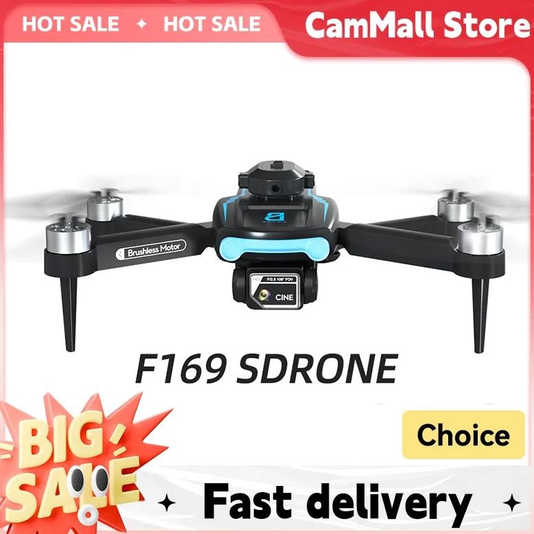 F169 Quadcopter Drone 8K Professional Camera 4K Hd Photography Dual-Camera Motor Obstacle Avoidance 