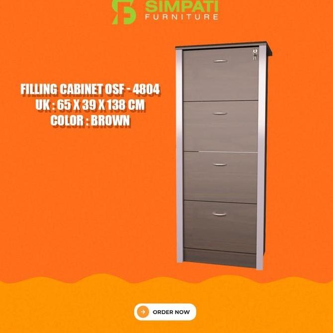 

FIlling Cabinet/Lemari Arsip Orbitrend OSF 4804 Kualitas Original