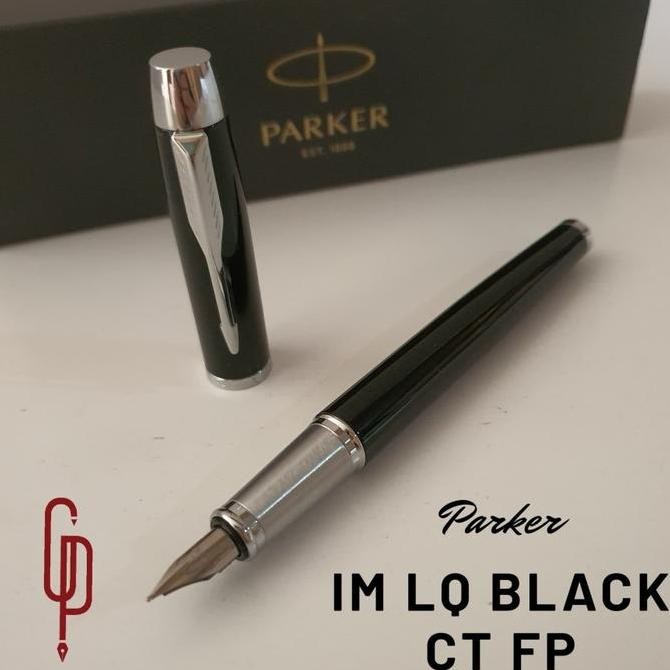 

Parker IM LQ Black CT Fountain Pen Kualitas Original