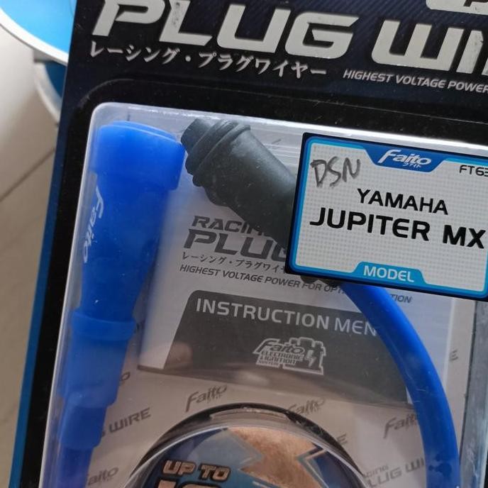 DOP KOP BUSI FAITO RACING PLUS KABEL MODEL YAMAHA MX VIXION R15 OLD