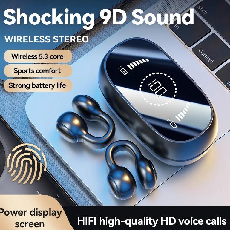 

High Quality Bone Conduction Wireless Earphones Bluetooth Noise Reduction Sports Gaming Earphones Suitable For Xiaomi Iphone
